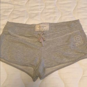 Grey Abercrombie cotton shorts